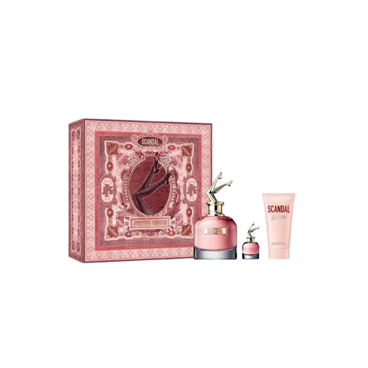 SET SCANDAL EDP (80ML+BL75+MINI)