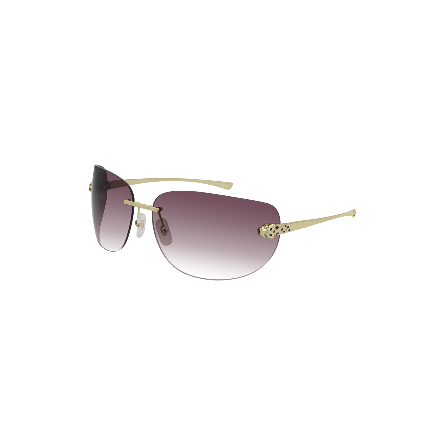 Panthère de Cartier CT0266S - 00361 Gafas de Sol Morados Unisex
