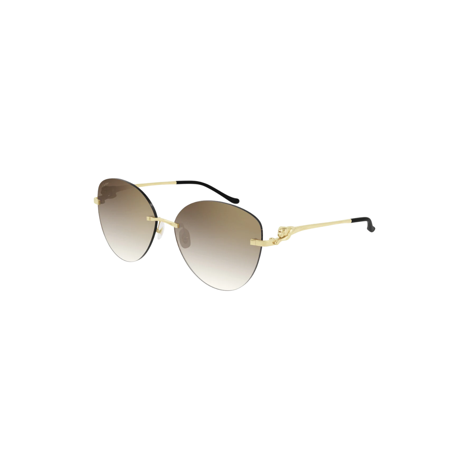 Panthère de Cartier CT0269S - 00160 Gafas de Sol Dorados Unisex