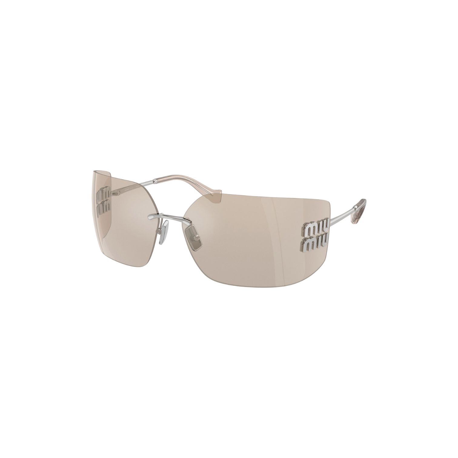 Miu Miu MU54YS - 1BC10F80 Gafas de Sol Plateadas para Mujer