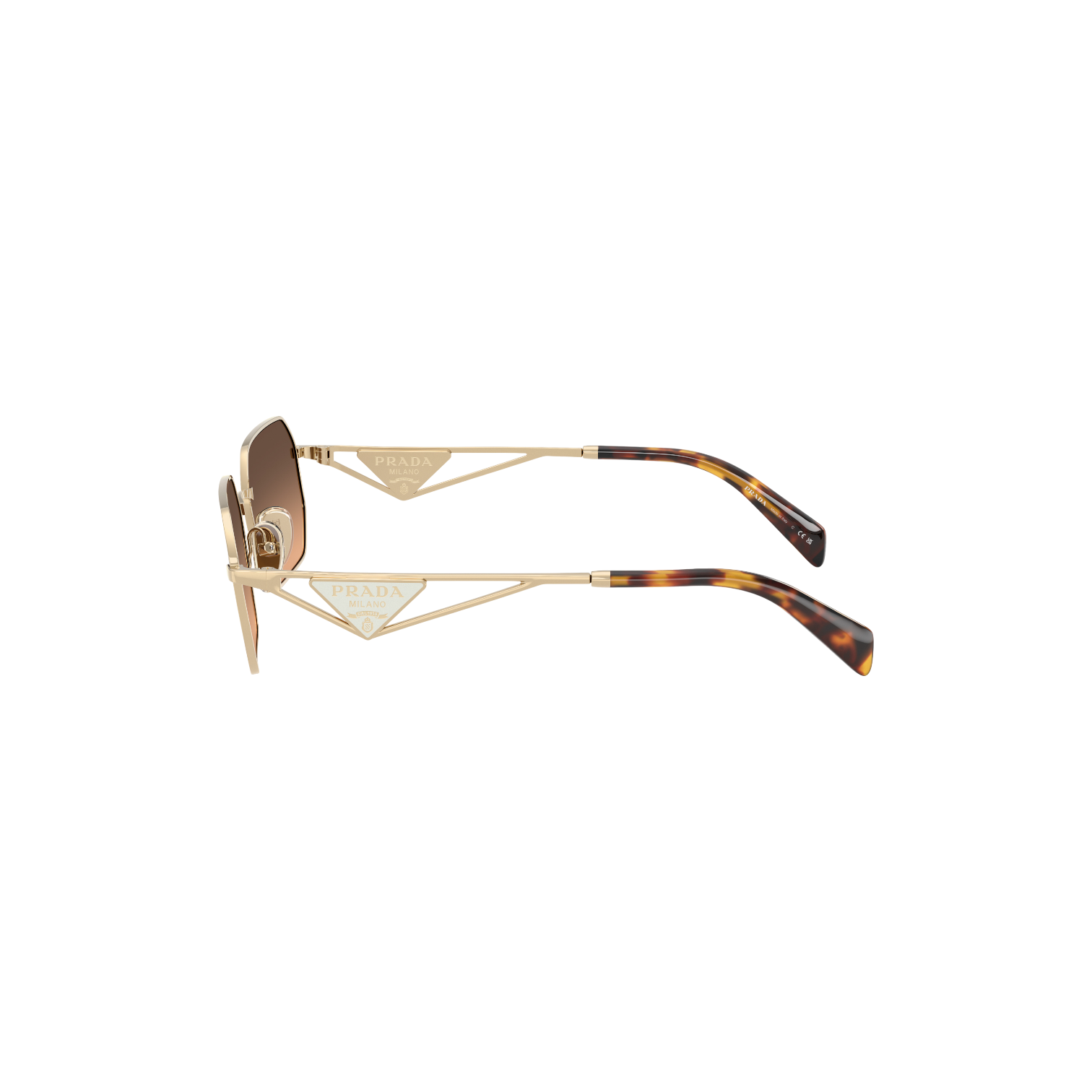 Prada PRA51S - ZVN50C58 Gafas de Sol Doradas Unisex