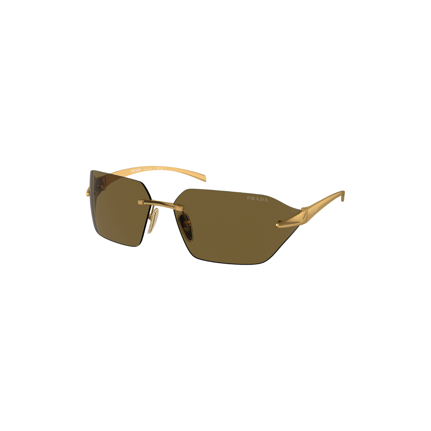 Prada PRA55S - 15N01T71 Gafas de Sol Prada Doradas para Mujer