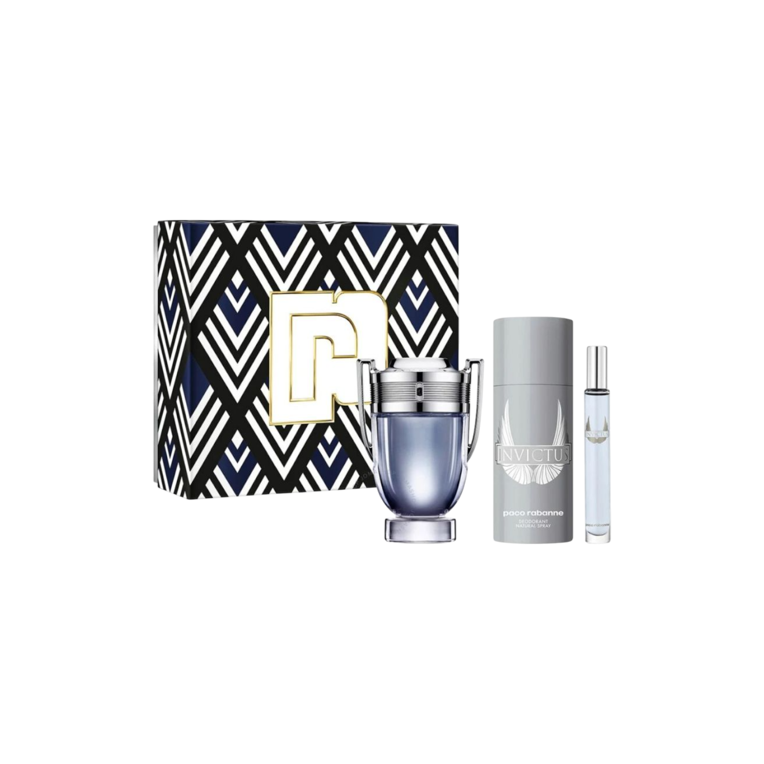 SET INVICTUS EDT (100ML+DEO150ML+MG10ML)