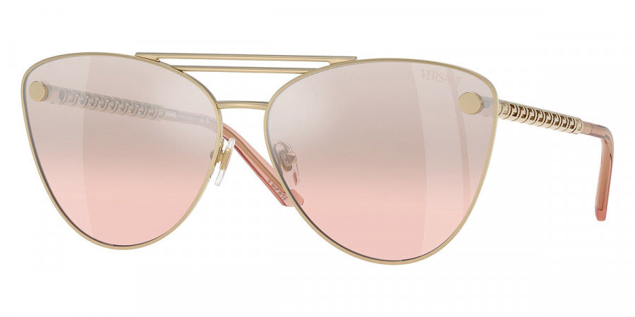 Gafas de Sol Versace Doradas Mujer Lentes Rosadas VE2267