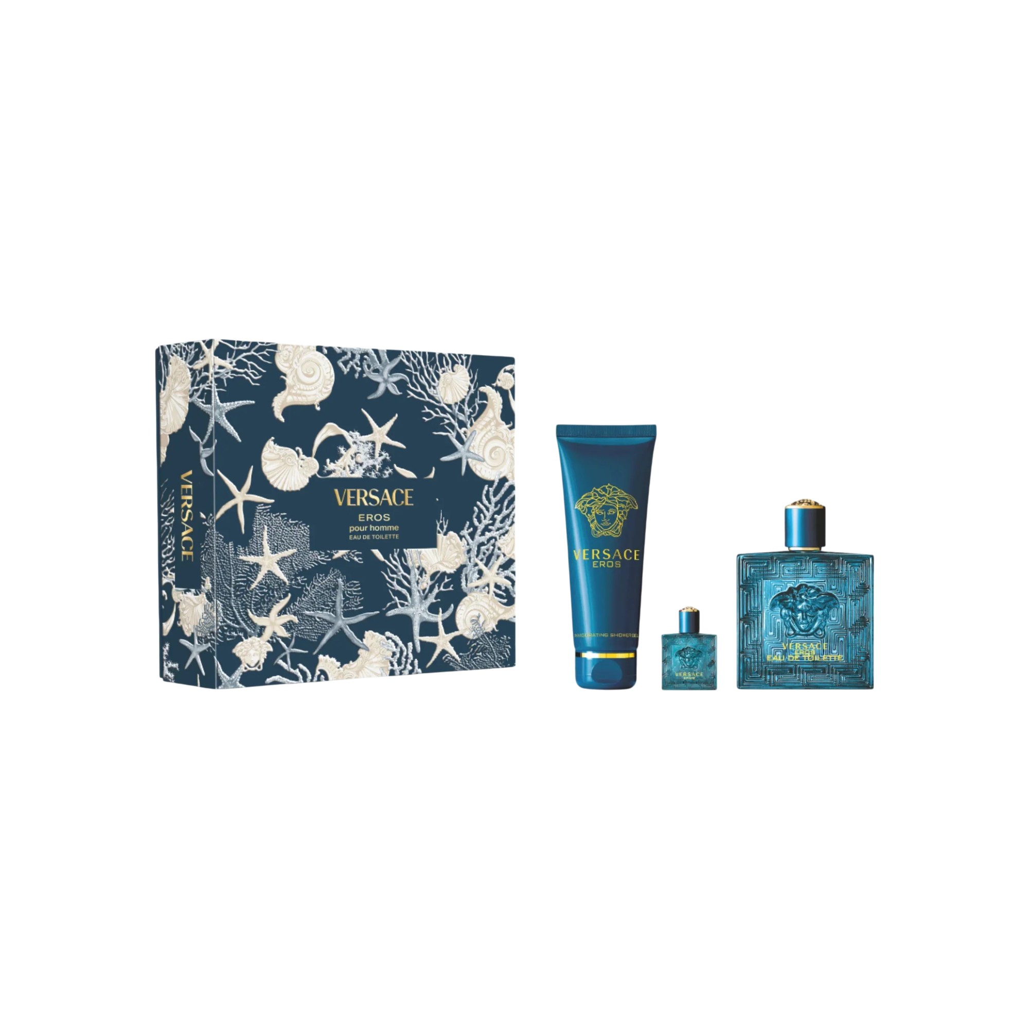 SET EROS EDT (100ML+BSG150M+EDT5ML)