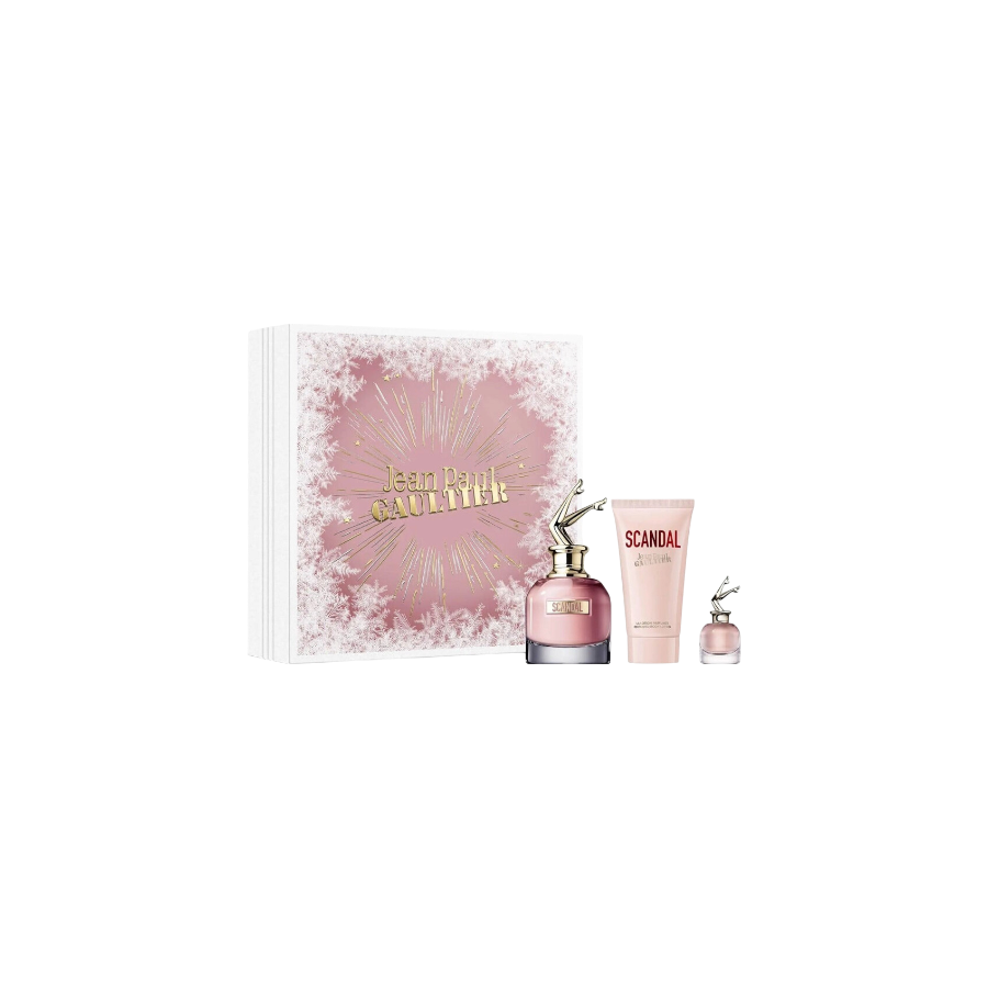 SET SCANDAL FOR HER EDP 50ML+BL 75ML+MG 6ML(
