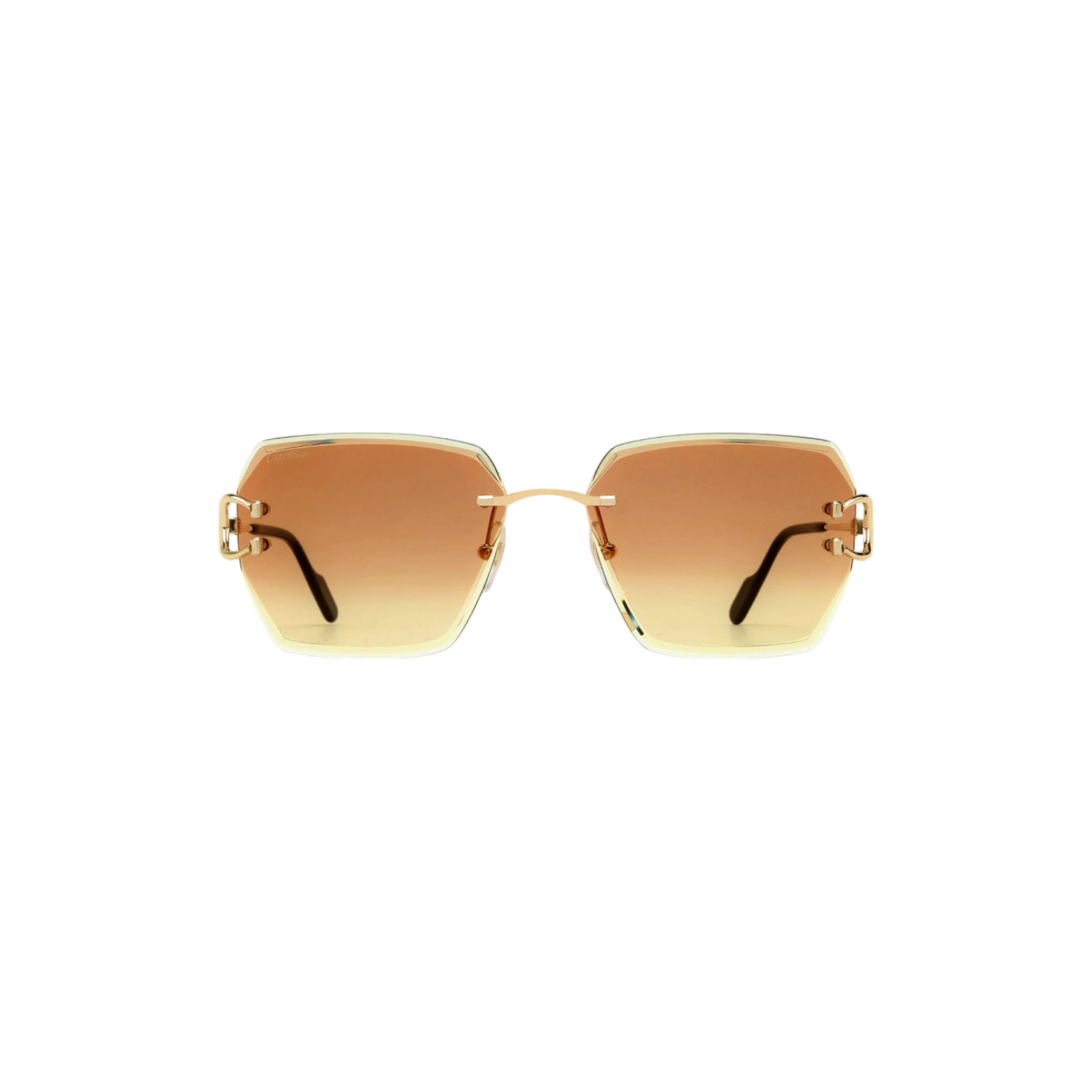 Signature C de Cartier CT0466S - 00458 Gafas de Sol Doradas Unisex.