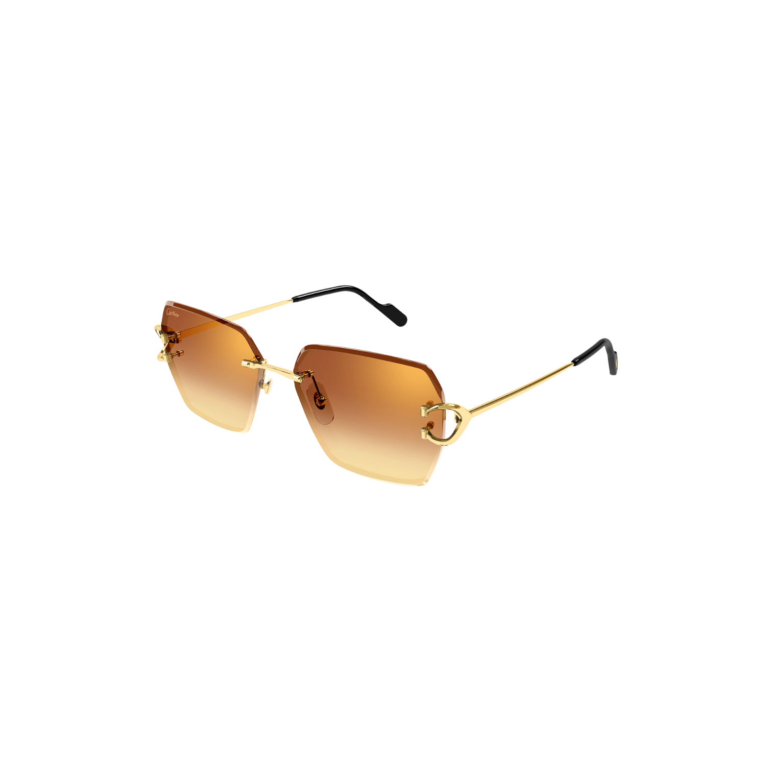Signature C de Cartier CT0466S - 00458 Gafas de Sol Doradas Unisex.