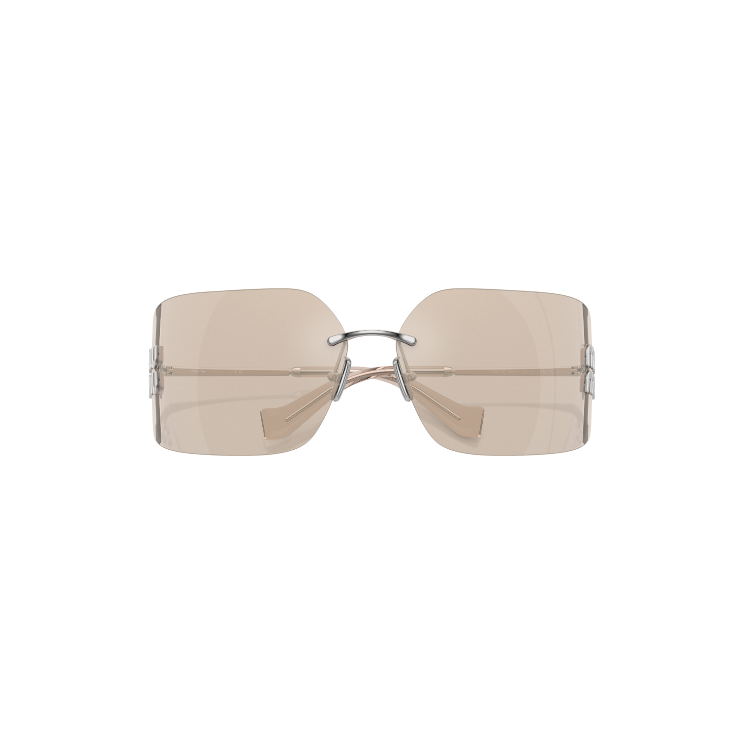 Miu Miu MU54YS - 1BC10F80 Gafas de Sol Plateadas para Mujer