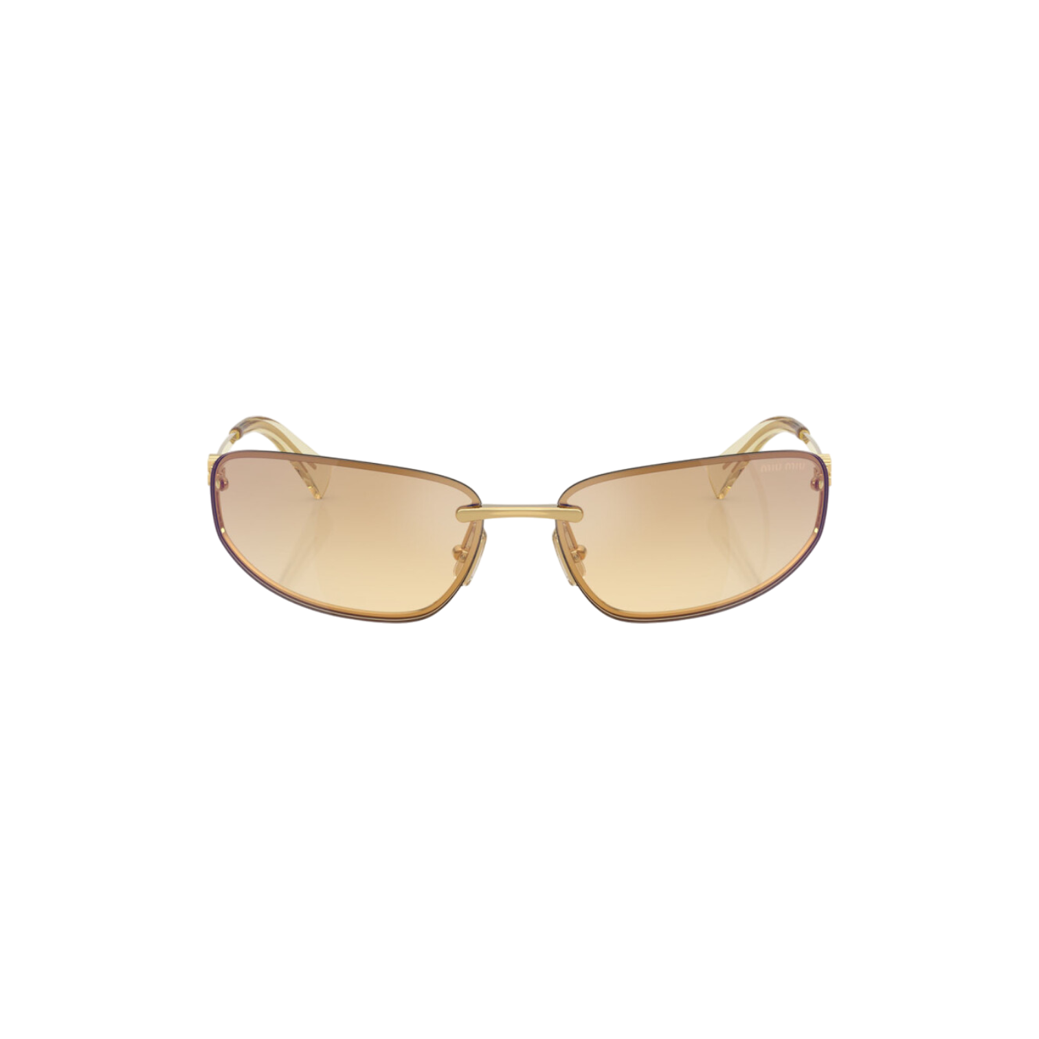 Miu Miu MUA50S - 5AK7R168 Gafas de Sol Doradas para Mujer
