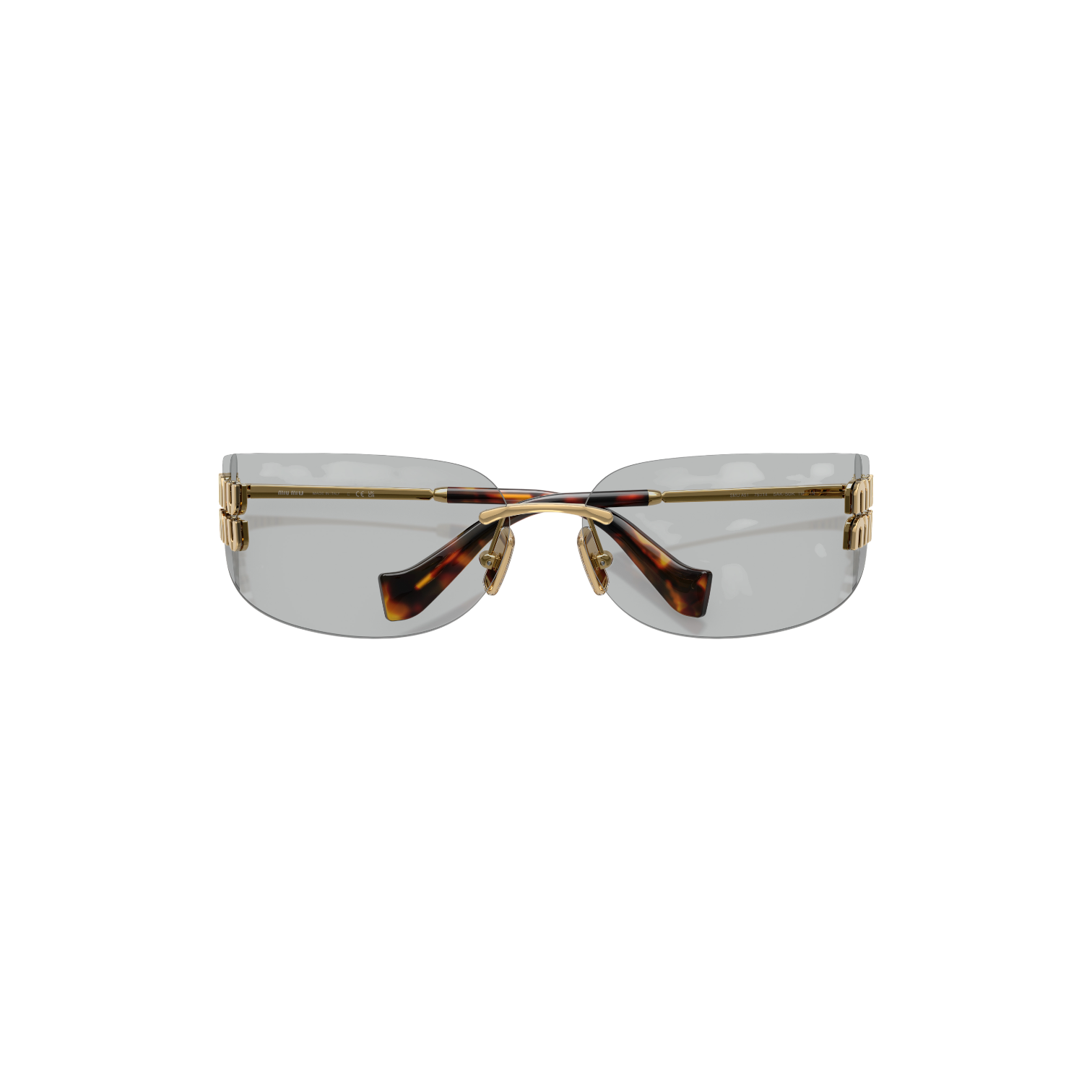 Miu Miu MUA51S - 5AK50K75 Gafas de Sol Grises para Mujer