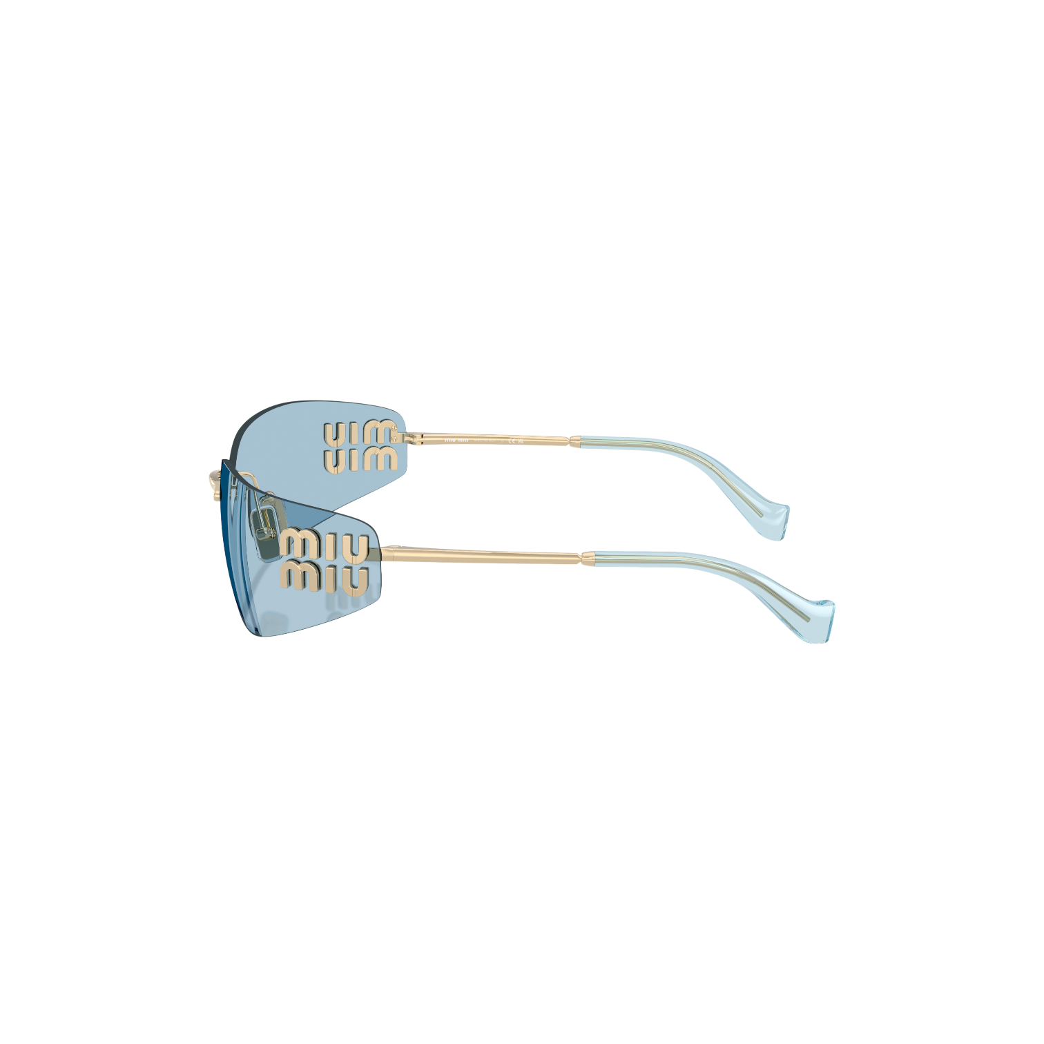 Miu Miu MUA51S - ZVN10P75 Gafas de Sol Azules para Mujer