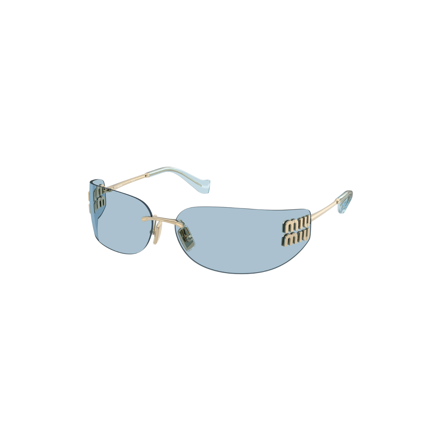 Miu Miu MUA51S - ZVN10P75 Gafas de Sol Azules para Mujer