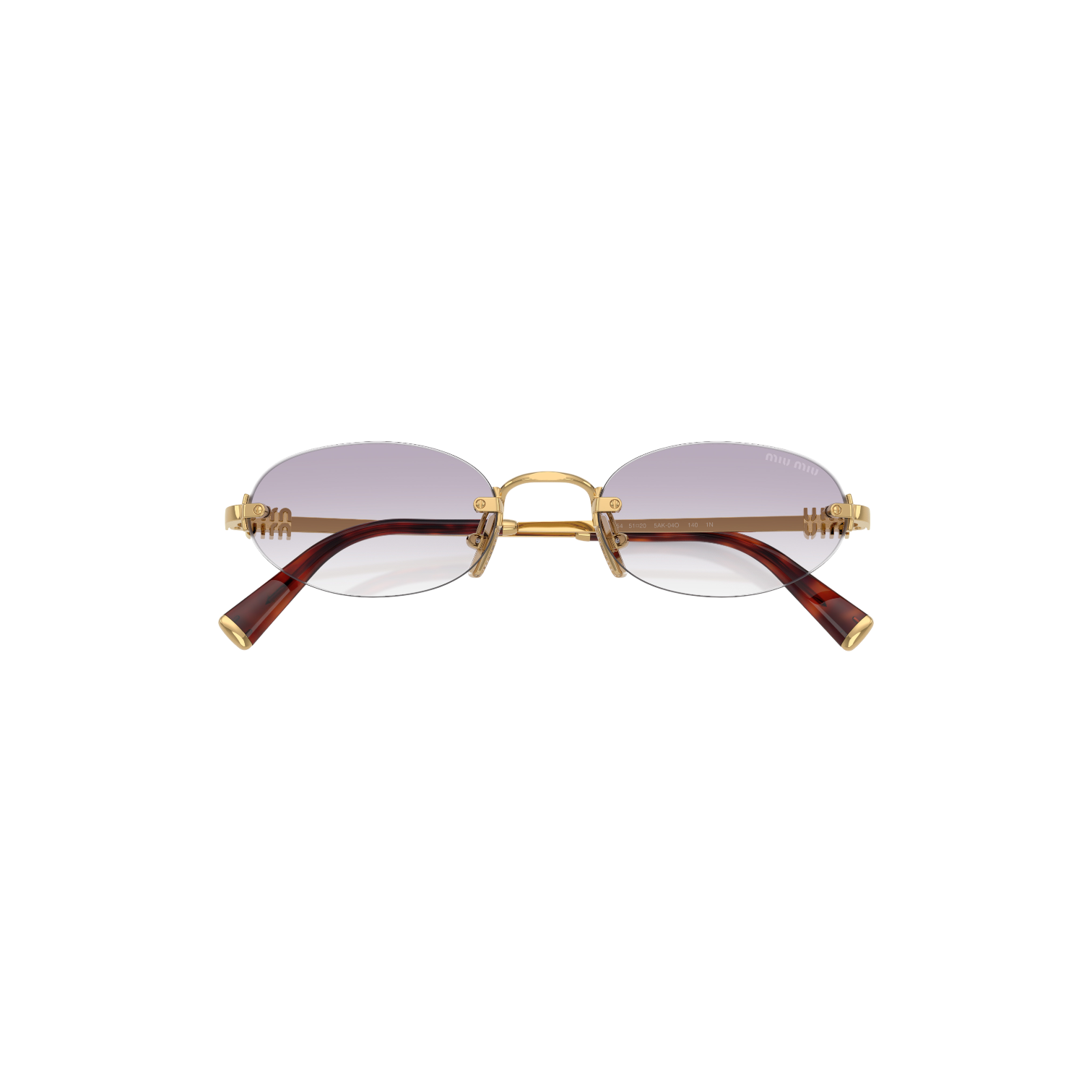 Miu Miu MUA54S - 5AK04O51 Gafas de Sol Grises para Mujer