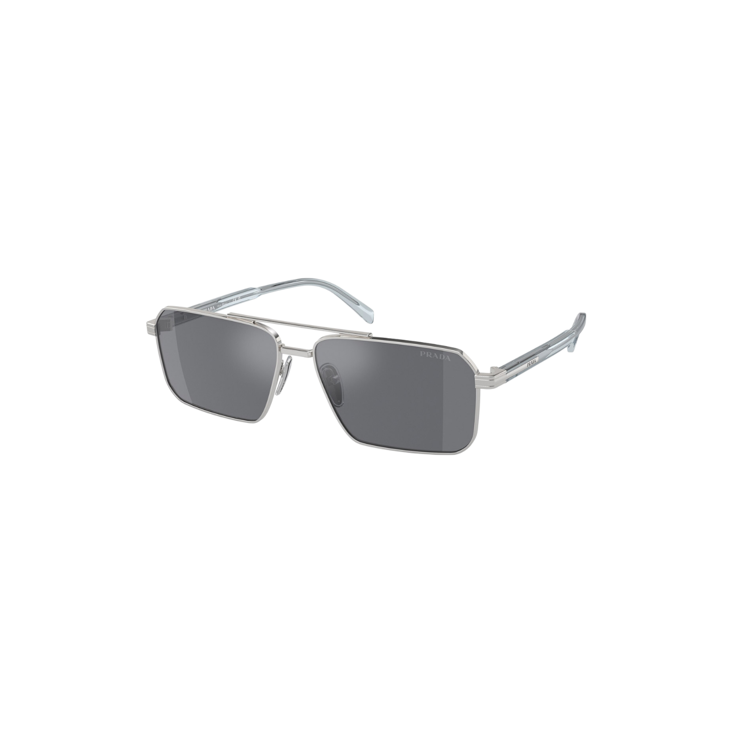 Prada PRA57S - 1BC17558 Gafas de Sol Plateadas para Hombre