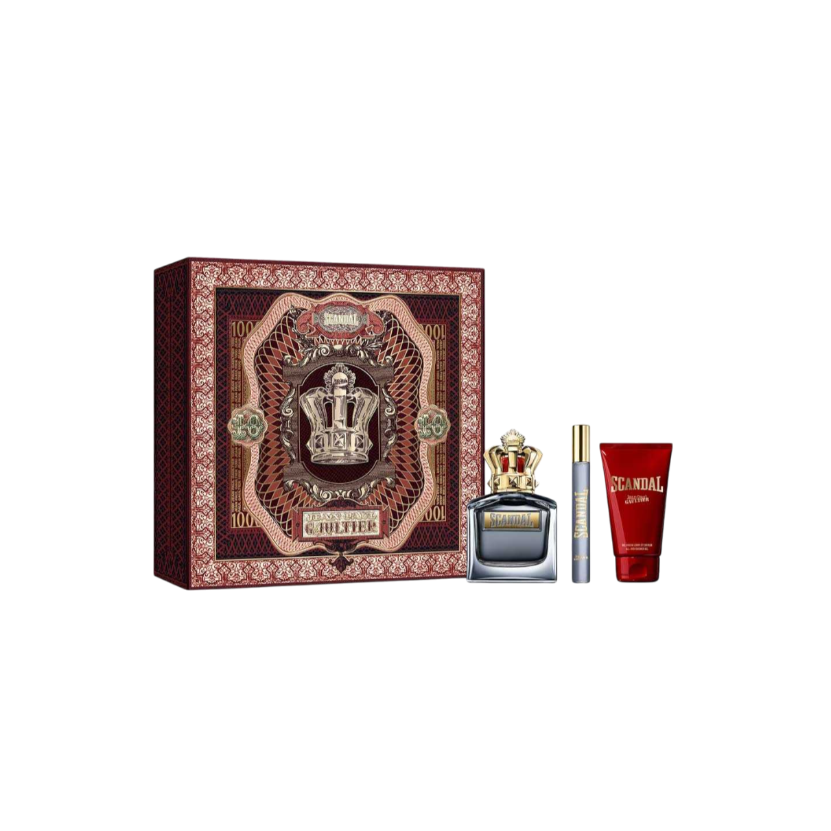 SET SCANDAL FOR HIM EDT (100ML+SG75ML+MG10)