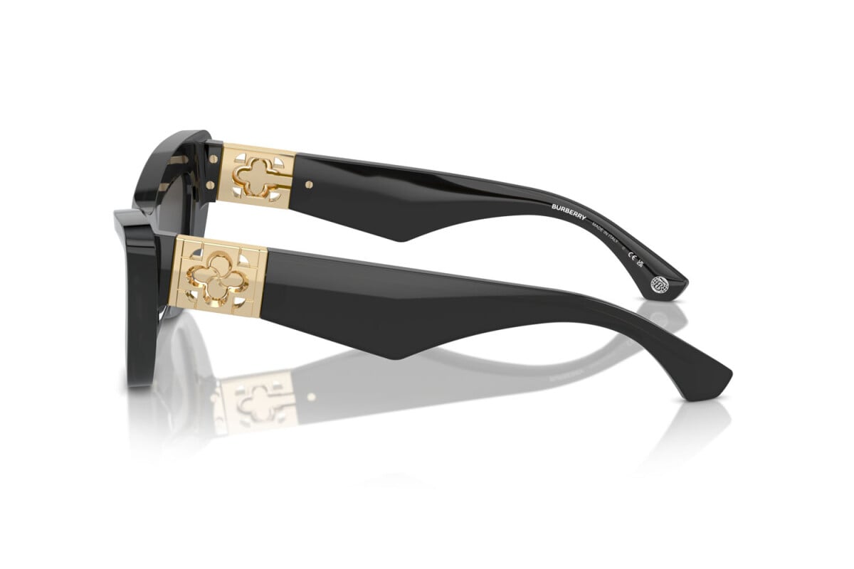 Gafas de Sol Burberry Negras Mujer Lentes Grises BE4421U